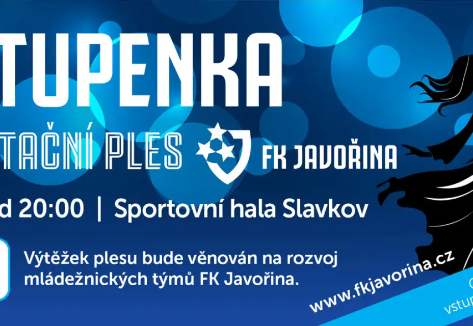 Prodej vstupenek na ples - ZAHÁJEN