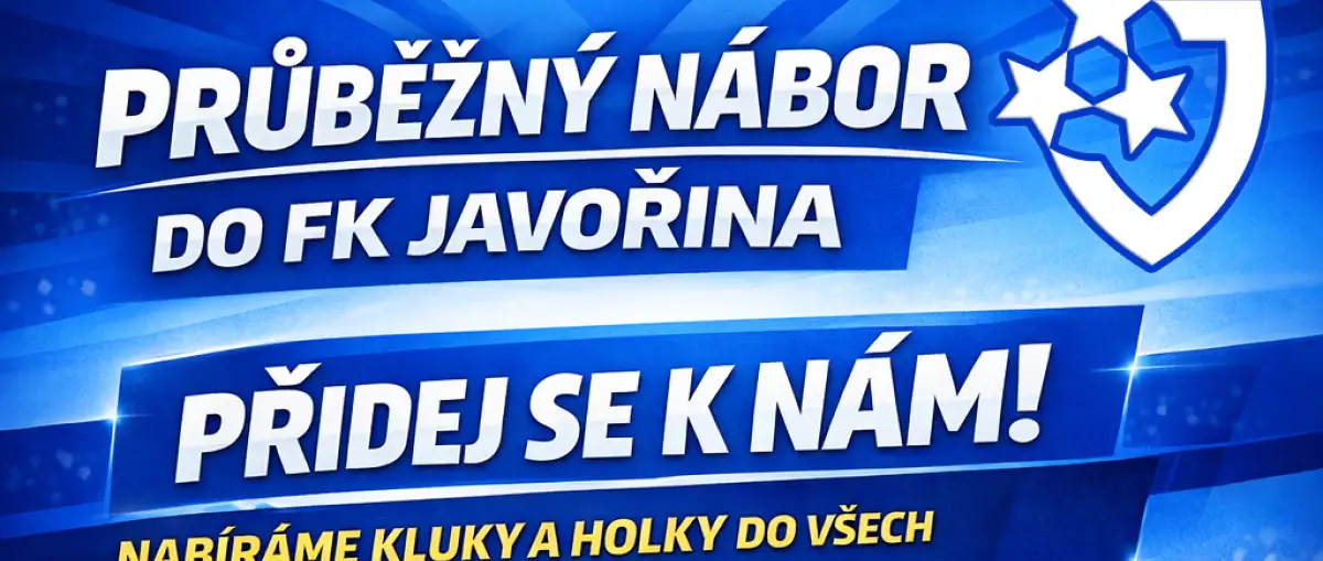 NÁBOR - staň se součástí rodiny FKJ