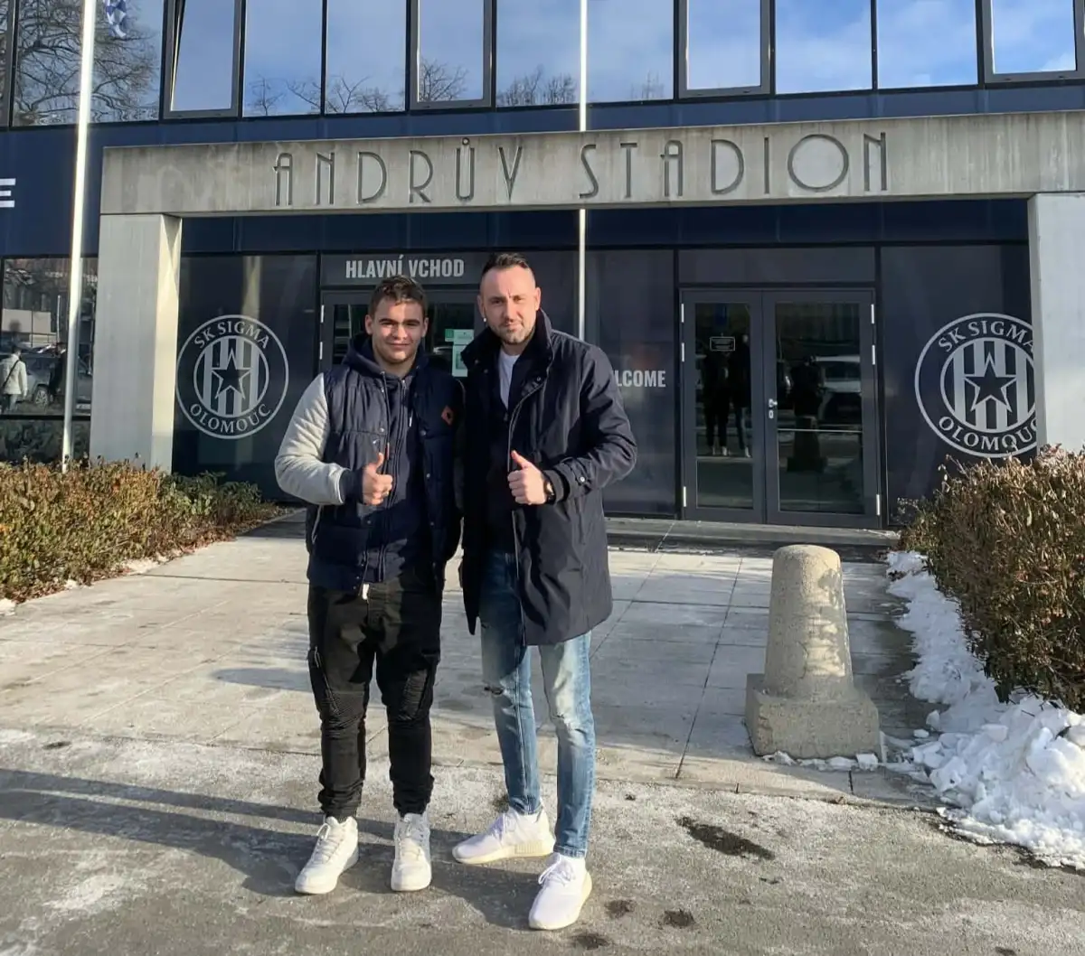 Maty Hrbáč na testech v Sigmě Olomouc