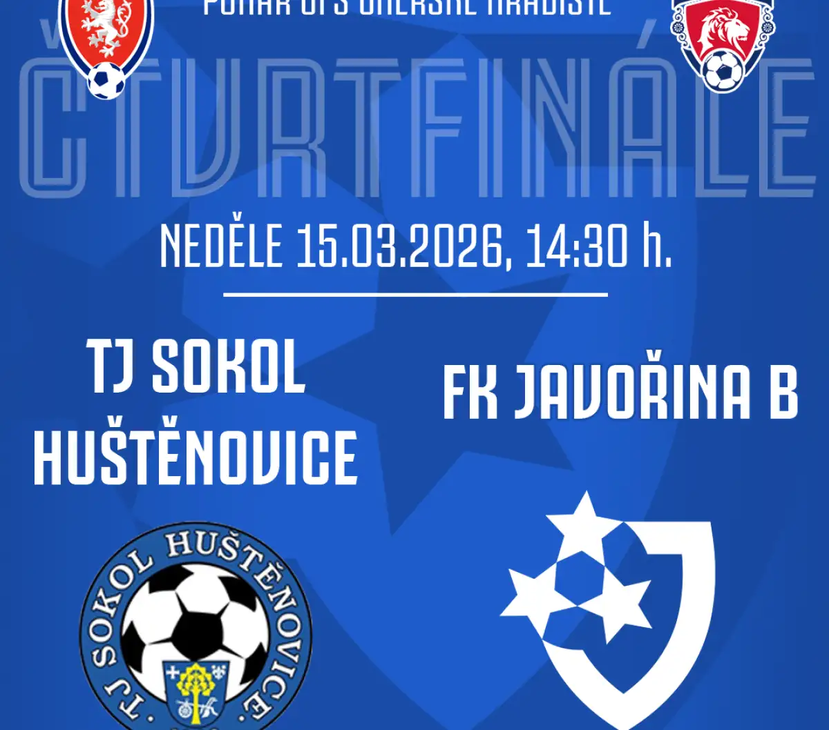 Čtvrtfinále poháru OFS už v neděli