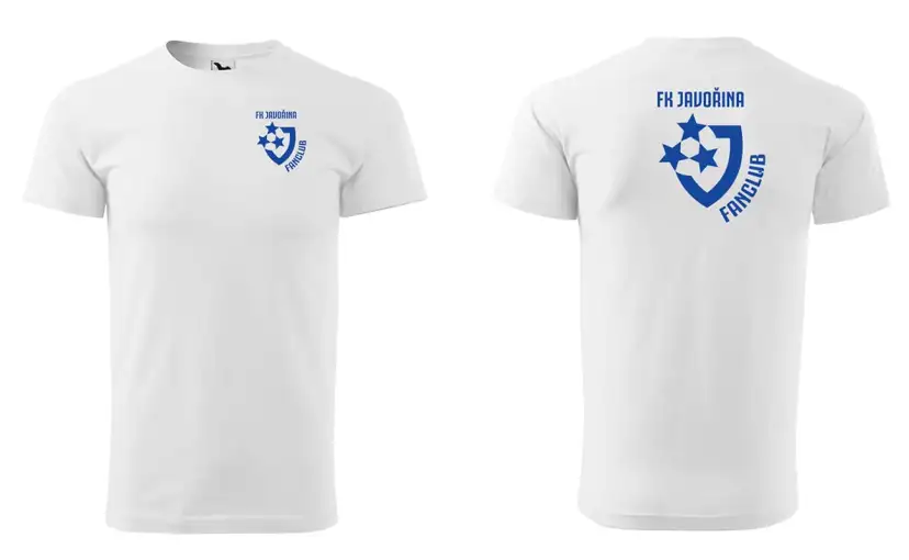 FANCLUB triko - pánské BÍLÉ