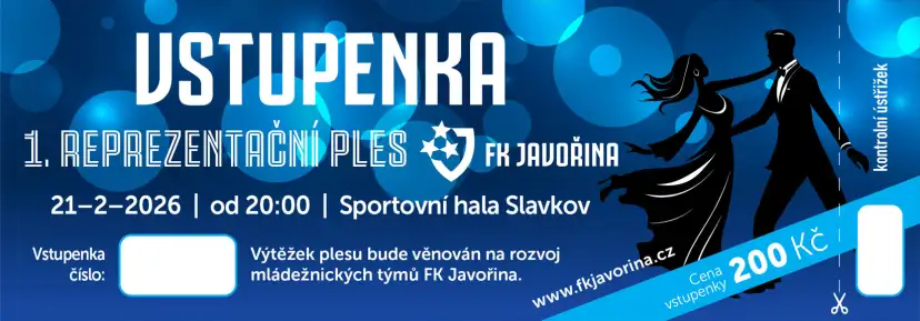 Vstupenka na ples FKJ